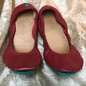 Tieks - Cardinal red- size 8